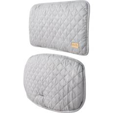 Polyester Rehausseurs Roba Coussin de Chaise Haute Style en 2 Pièces Réducteur de Siège Imperméable Gris Argenté