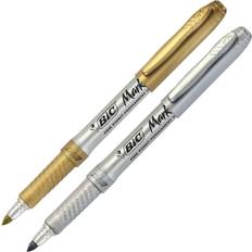 Bic Guld Marker penne Bic Marking Permanentmarker, verschiedene intensive Farben, Box mit 12 Stück