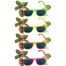 Henbrandt Flamingo Hawaiian Glasses