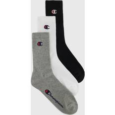 Champion Core 3PP Crew Ankle Socks - Black/Grey/White