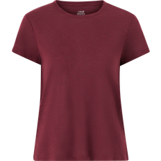 Dam - Yoga T-shirts Casall Soft Texture Tee Evening Red