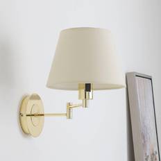 Mässing - Tyg Vägglampor Lindby Vägglampa Väggarmatur