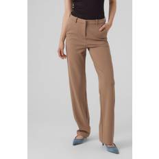 Vmzamira Vero Moda Vmzamira Medelhög Byxor Brown lentil XXL/32