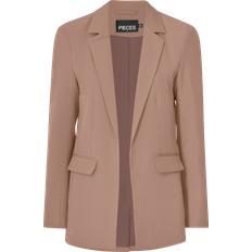 Brun Blazere Pieces Åben Blazer