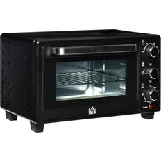Backöfen Homcom Minibackofen Mini Backofen Minibackofen Ofen Backen Schwarz