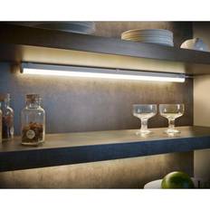 Illuminazioni per panca Trio Lighting Applique Reglette Led 18W Basic Bianca 84 cm Ramon GD Illuminazione per panca
