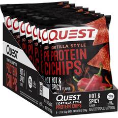Snacks Quest Nutrition Tortilla Style Protein Chips 8 x 32g 8 Bags 1.1 oz