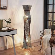 Lindby Rattan Kassia Gulvlampe