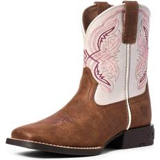 White Riding Shoes Children's Shoes Ariat Kids Double Kicker Western Boots