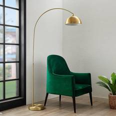 Lindby Båglampa Lennart Mässing E27 Golvlampa
