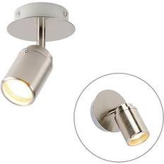 QAZQA Lamper QAZQA Moderne Badeværelsesspotlys Stål IP44 Ducha Spotlight