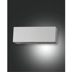 A Wall Lights Fabas Luce LED Wandaußenleuchte Silber 180mm 1300lm Wall light