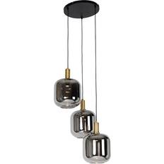 Lighting QAZQA zwart met goud Pendant Lamp