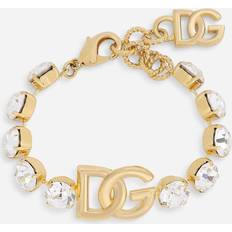 Dolce & Gabbana Bracelet with rhinestones and DG logo