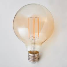 Lindby E27 globe LED bulb filament 6W 500 lm amber 1800K