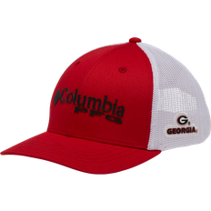 Columbia Kids' PFG Mesh Snap Back Ball Cap Georgia- Red O/S