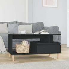 Möbler vidaXL svart konstruerat Soffbord