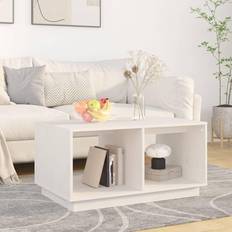vidaXL 80x50x40 massivt fyrretræ Sofabord