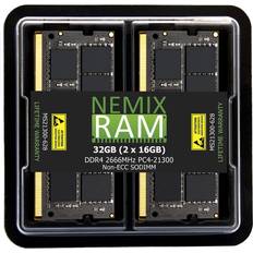 Ram 32GB (2x16GB) DDR4 2666 (PC4 21300) SODIMM Laptop Memory