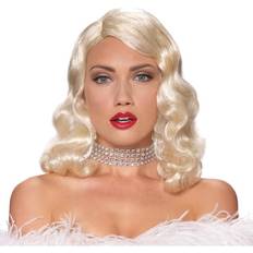 Horror-Shop Femme Fatale Perücke Blond Halloween Perücke