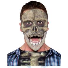 Halloween Facemasks Horror-Shop Skull Halbmaske Gruselige Totenkopf Maske