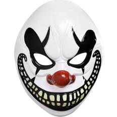 Grau Masken Horror-Shop Clownmaske für Halloween