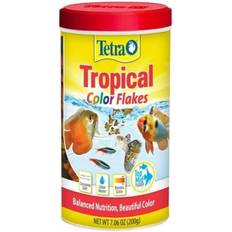 Fish & Reptile Pets Tropical Color Flakes 7.06 Ounces, Clear Advanced Formula