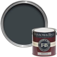 Farrow & Ball Black - Wall Paints Farrow & Ball Modern No.31 Matt Emulsion Ceiling Paint, Wall Paint Black 2.5L