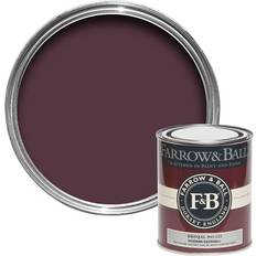 Målarfärg Farrow & Ball Modern Brinjal No.222 Eggshell Paint, 750Ml Wood Paint, Metal Paint Grey, Yellow 0.75L