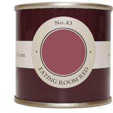 Pittura per Soffitti - Rosso Pitture Farrow & Ball Estate Emulsion 0,1 l Eating Room Red 43 Rosso Pittura per Pareti, Pittura per Soffitti Rosso 2.5L