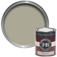 Farrow & Ball Modern French No.18 Eggshell 750Ml Wood Paint Grey, Green 0.75L