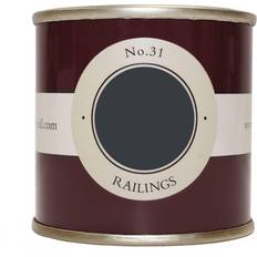 Svart - Väggfärger Målarfärg Farrow & Ball Estate No.31 Emulsion Ceiling Paint, Wall Paint Black, Blue 2.5L