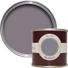 Pittura per Pareti Pitture Farrow & Ball Estate Emulsion 0,1 l Brassica 271 Pittura per Pareti, Pittura per Soffitti Grigio, Blu 2.5L