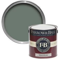 Farrow & Ball Wall Paints Farrow & Ball Modern Smoke No.47 Matt Emulsion Ceiling Paint, Wall Paint Green 2.5L