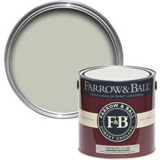 Grå - Väggfärger Målarfärg Farrow & Ball Modern Cromarty No.285 Emulsion Ceiling Paint, Wall Paint Green, Grey 2.5L