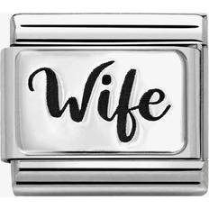 Metal Charms & Pendants Nomination Classic Silver Wife Charm