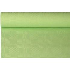 Articles de Fête Papstar Nappe damassée, (l)1,2x(L)8 m, vert pastel