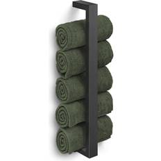 Zack Håndklædestang LINEA 40 cm Sort Rustfrit Stål