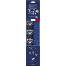 Blauw Cadeaupapieren Clairefontaine Gift Wrapping Set Tiny Rolls 5m x 35 cm Blue