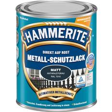 Hammerite Grå Maling Hammerite METALLSCHUTZLACK MATT 250ML Metallfarbe Schwarz, Grau