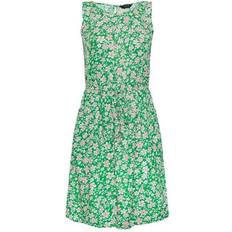 Yours Floral Ditsy Print Mini Dress Plus Size - Green