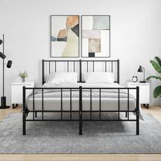 vidaXL Cabinets 2 Engineered Wood Bedside Table 30x30cm