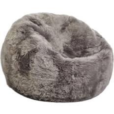 Poltrone sacco Natures Collection Long Wool Sheepskin Bean Bag 73 cm x 74 cm Poltrona sacco