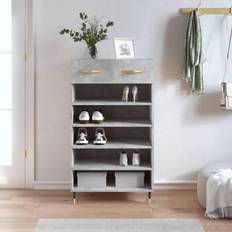 Betong Skohyller vidaXL Cabinet Concrete Engineered Wood Shoe Rack