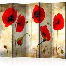 Artgeist Skærmvæg Golden Field of Poppies II Rumdeler