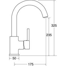 Taps CDA Single Lever Chrome Sink