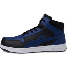 Puma Work Shoes Puma Frontcourt Leather Mid ASTM SD Blue/Black