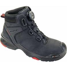 Sicherheitsschuhe reduziert Baak Sicherheitsstiefel Braxton Gr.45 schwarz/rot Leder