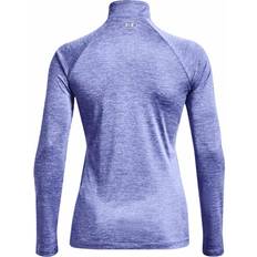 Blue - Running Jumpers Under Armour Twist Half Zip Sweatshirt Blue Woman