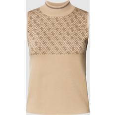 Beige - Damen Tanktops Guess Damen Stricktop